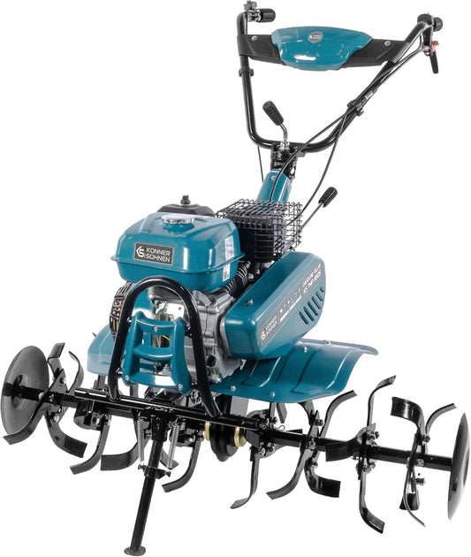 Motoculteur 7HP-950S, largeur de travail 108 cm, profondeur 31 cm, 2 niveaux de vitesse avant, puissance du Cultivateur 7,0 ch, Könner & Söhnen KS