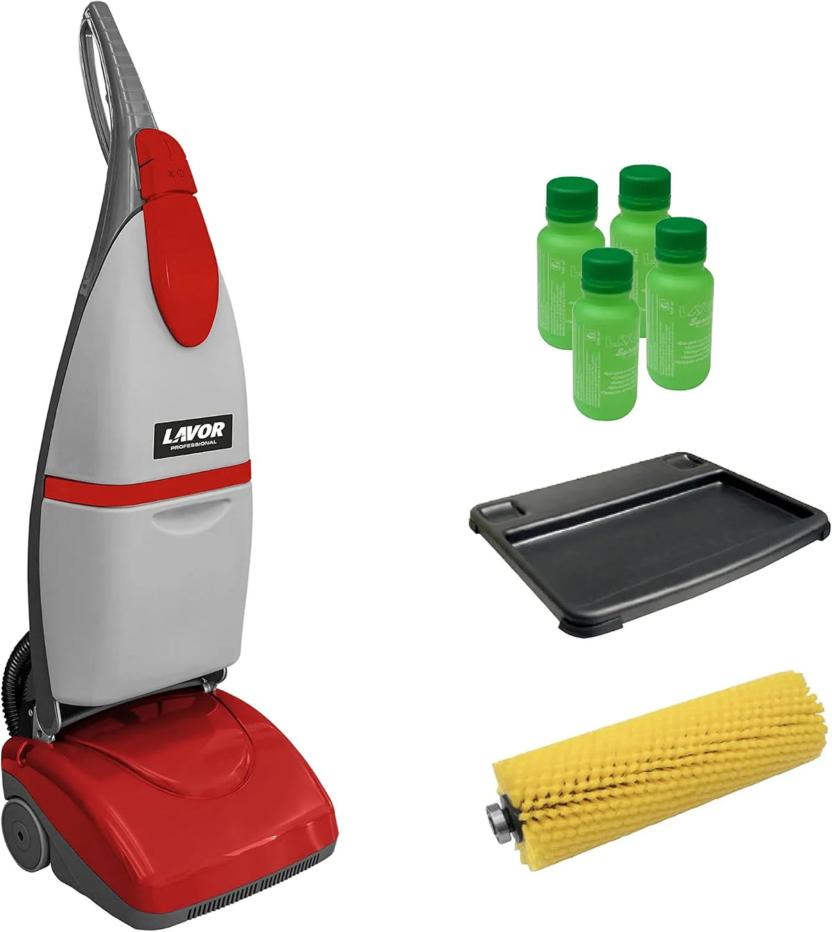 Eau Chaude Crystal Clean 1015 Lavor Autolaveuse, 4 Bouteilles De Détergent Incluses, Lave Avec Eau Chaude Ã€ 90°C Max 1000 Watt