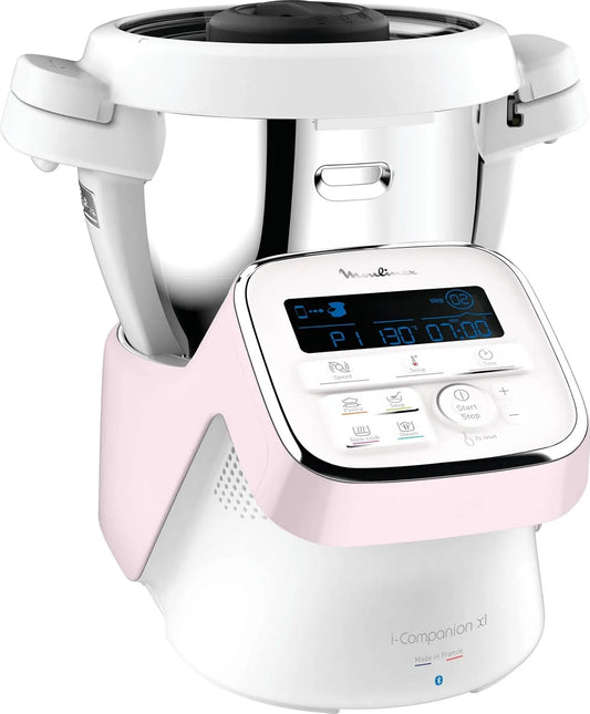 Moulinex modèle, puissance 1550 W HF90E700, Capacité utile 3 L, Température entre 30° et 150°, 10 pers, 12 accessoires dont 6 de pâtisserie