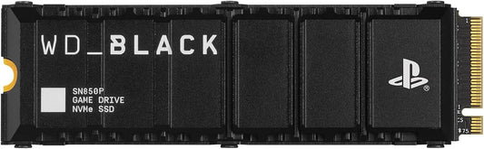 Modèle 2 To SSD M.2 SN850P PS5 7300 WD_BLACK, Disque SSD interne, avec dissipateur Thermique, Lecture jusqu'à Mo, finition noire