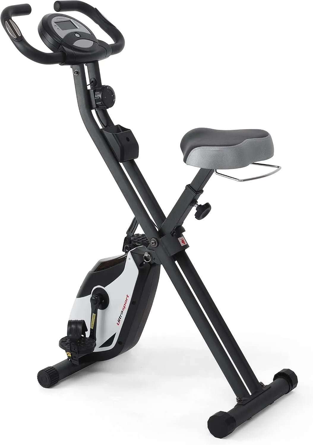 Vélo Ultrasport F-Bike Pro, d'Appartement Pliable I Vélos d'Appartement Extra Silencieux jusqu'à 150 kg, 16 Niveaux, avec Selle Confort, Fonction App