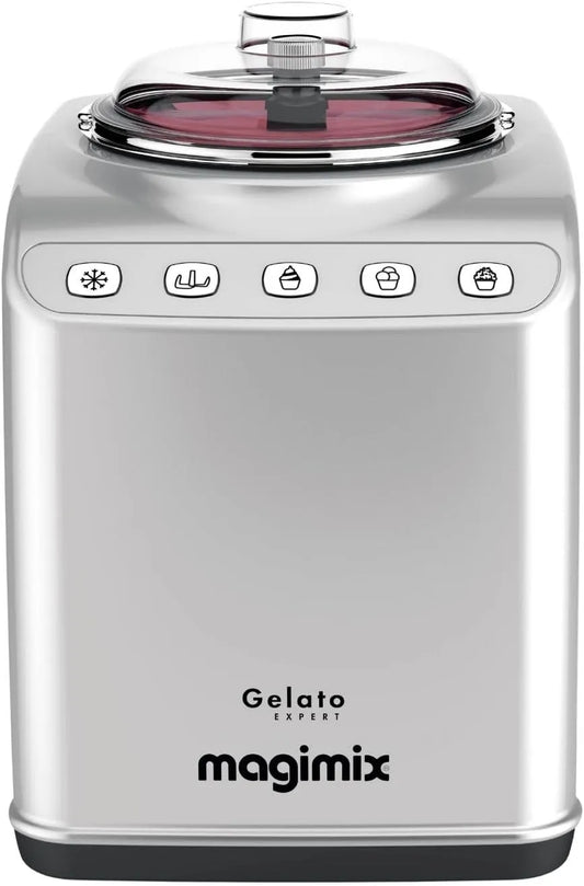 Machine à glace 11680, MAGIMIX Sorbetière Gelato Expert, professionnelle, Turbine à glace, glace italienne, glace artisanale, granité