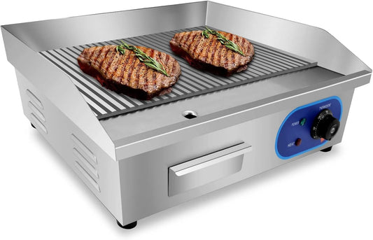 Barbecue, TAIMIKO Plancha Électrique Professionnelle Electrique de Table Plancha Electrique Exterieur 55 * 35.5cm Plaque de Cuisson
