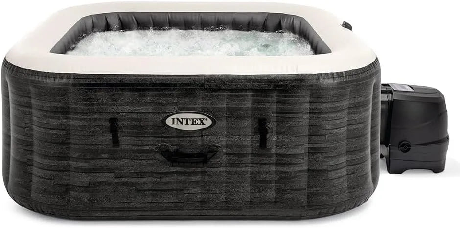 Intex modèle 28452EX, Pure Spa Bulles Ardoise 6 Places finition grise Ardoise