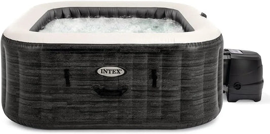 Intex modèle 28452EX, Pure Spa Bulles Ardoise 6 Places finition grise Ardoise