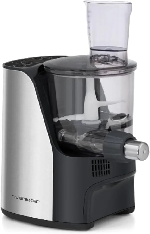 Machine à pâtes riviera&bar, 4 Programmes pour Pâtes Maison, Automatique en Métal, Ventilation Séchage Rapide, Vis Inox, Pesée Automatique