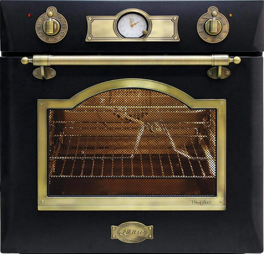 Four électrique UVP 1406 EUR Kaiser, Four encastré avec boutons de commande, Four avec chauffage haut, largeur 60 cm, capacité 67 litres, 8 fonctions