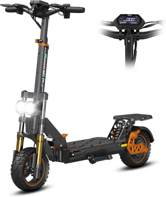 Trottinette électrique RT6/T2 Max/M5, 3 Modes de Vitesse, Moteur Puissant, Écran Intelligent, M5 Pro, Autonomie 50/65/75KM, Pneus Tout-Terrain