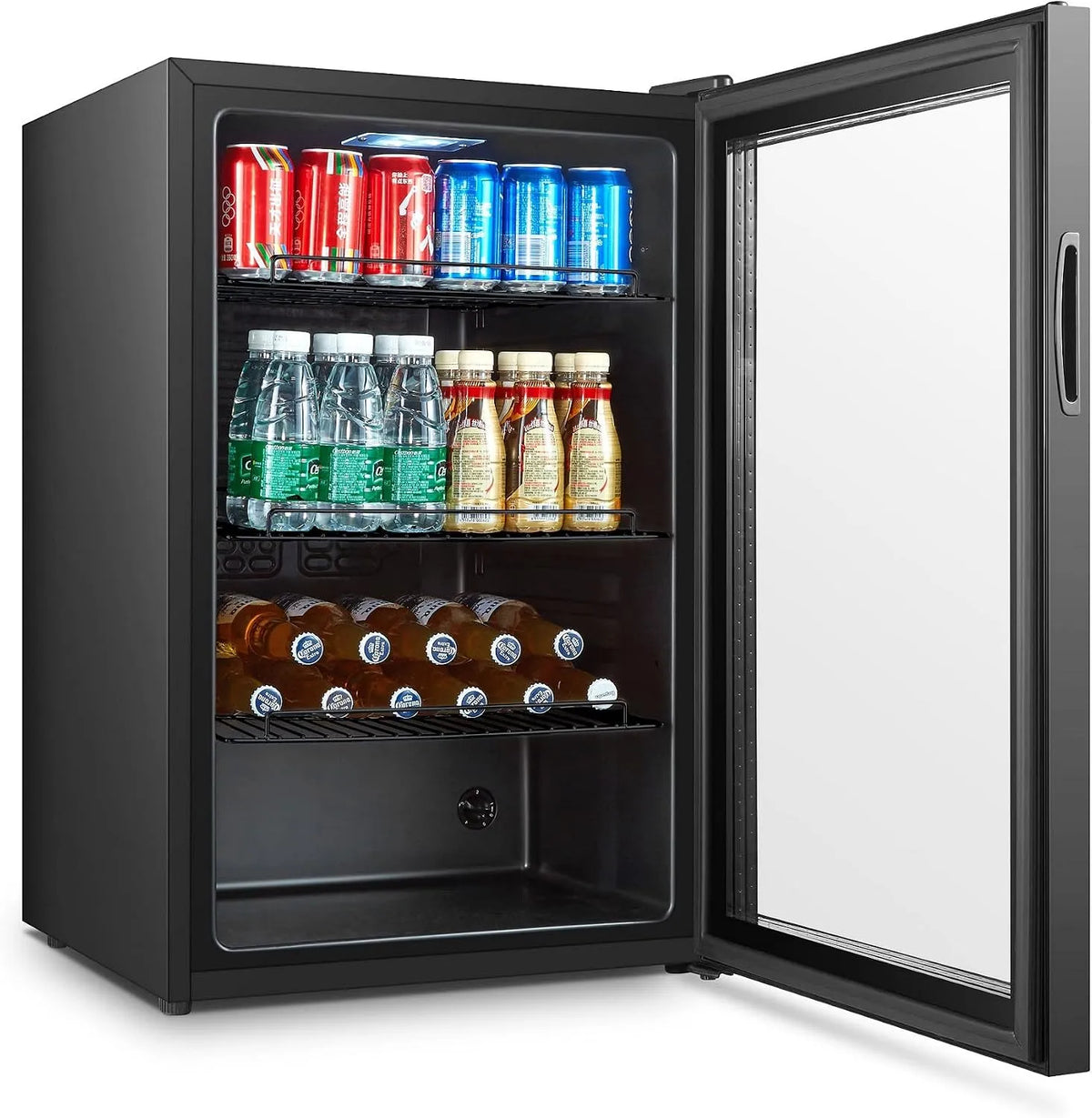 Modèle Réfrigéré Vitré finition noire R600A Arrière Bar, capacité 115 Litres, Réfrigéré Vitré finition noire, Combisteel, Battante