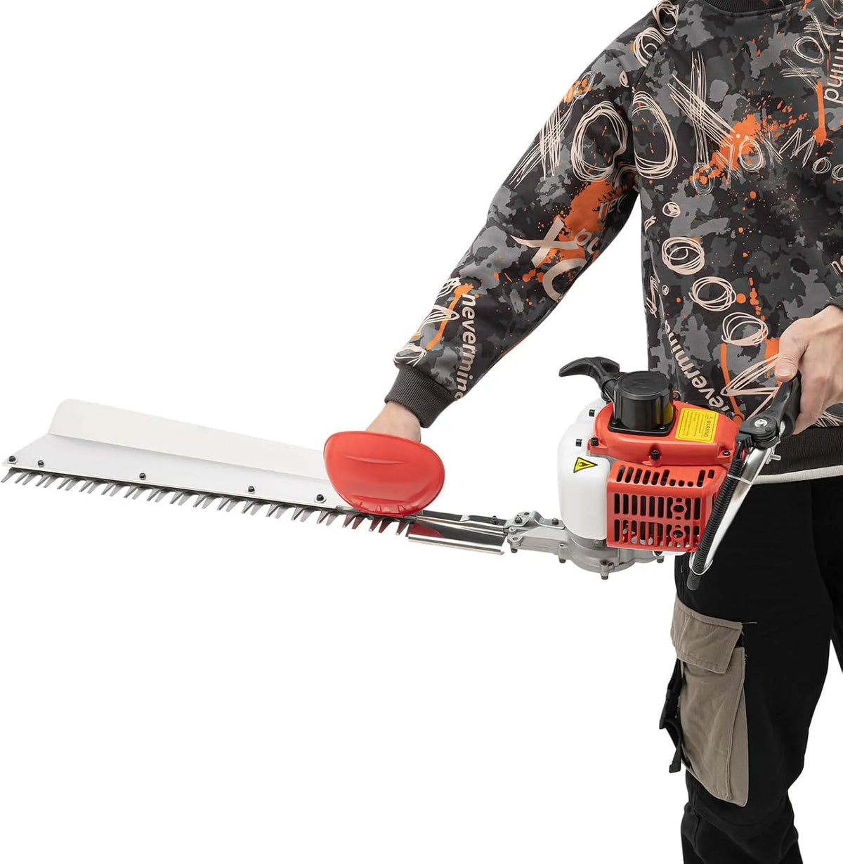 Taille-haie à, essence 22,5 cm³ à deux temps à grande vitesse avec lame de 70 cm