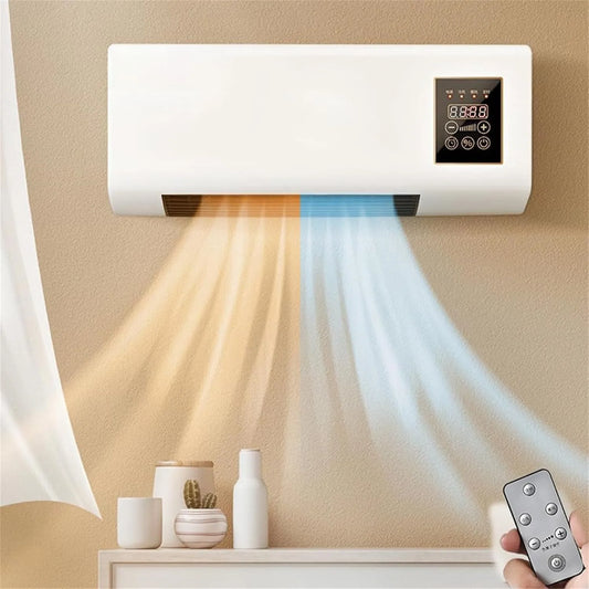 Climatiseur, Mini mural télécommande incluse, AC au format au format portable pour chambre à coucher, salon, bureau