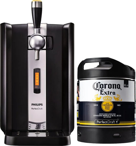 PerfectDraft, Pack Tireuse À Bière + 1 Fût 6L, Refroidissement À 3°C, 30 Jours Fraîcheur, Machine Pression À Domicile, Écran LED Température