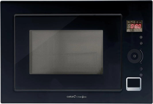 Four à micro-ondes MC 25 GTC CATA - BK, Capacité de 25 L du, Modèle encastrable, 900 W avec 5 niveaux de puissance et gril de 1000 W, finition noire