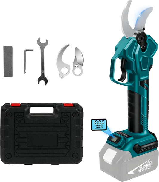 Makita Sécateur Électrique Sans fil Compatible avec 18 V, Moteur Sans Balais pour Jardinage, Arbre Fruitier, Vigne, Sans batterie