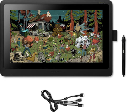 16, 42,2 cm Wacom Cintiq, largeur 28,5 cm