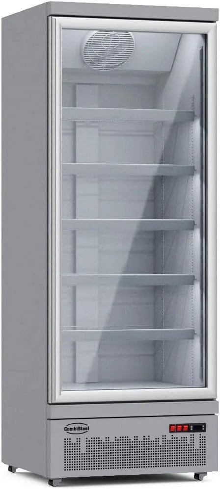 Armoire réfrigérée, Négative Grise avec Porte Vitrée 600 L, Combisteel