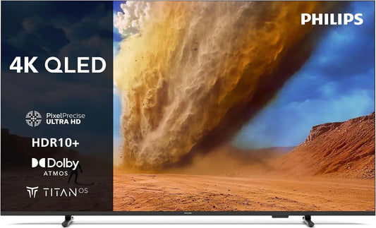 Philips Smart TV 43PUS7800, 4K QLED, Écran 43 Pouces avec Plateforme Pixel Precise Ultra HD, Titan OS et Son Dolby Atmos