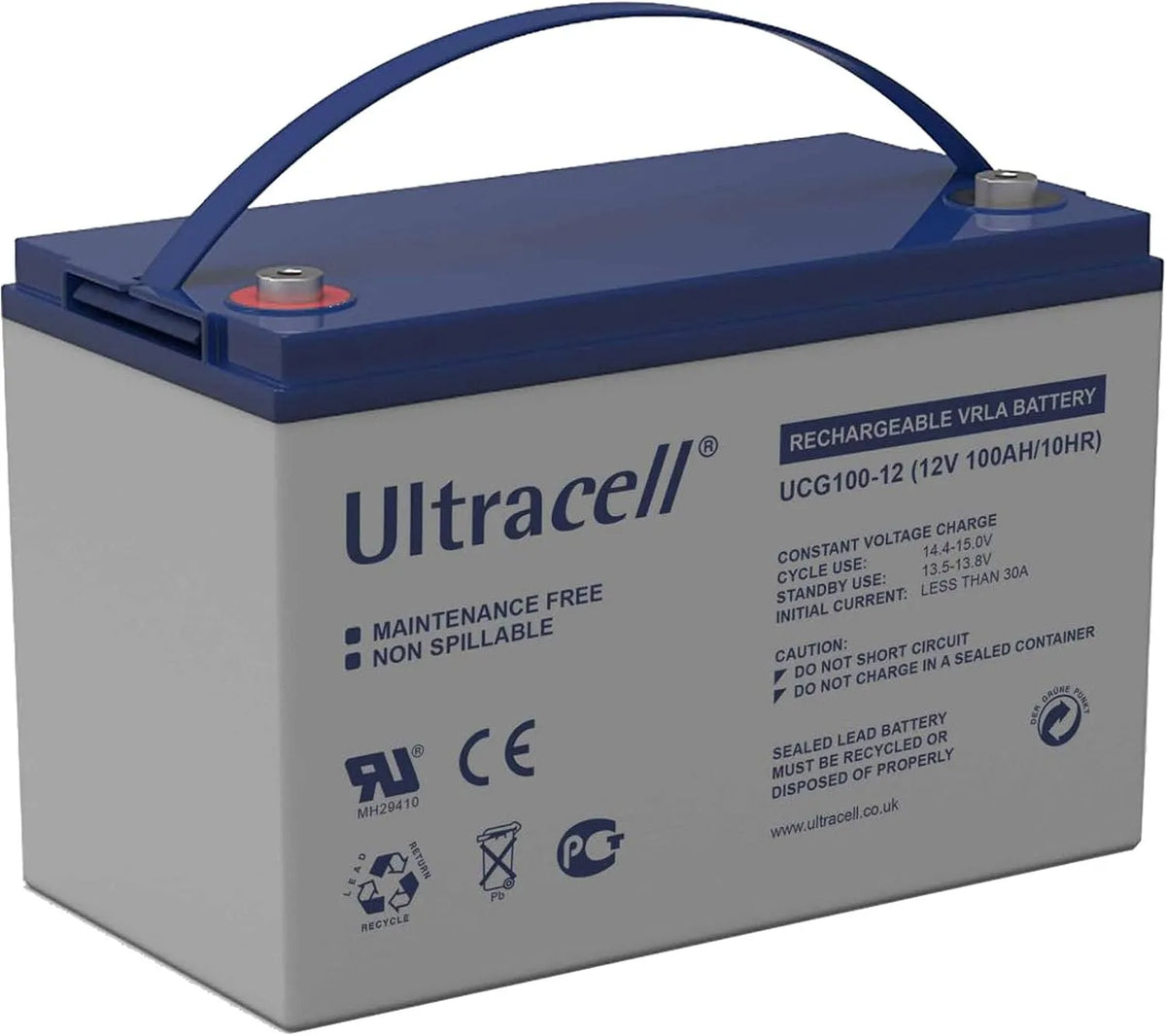12.0 voltsV Batterie étanche, tension 14,4 V, tension 13,5 V, Gel décharge profonde