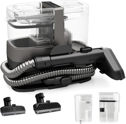 Aspirateur 1L+0 SOARS Shampouineuse Canapé, 0,9L, 17kPa, Sale 1,9L, Compact et Léger, Tapis, Lit, Nettoyeur 1800W, capacité 1,1L