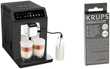 Krups machine à café EA895N10, Evidence Entièrement automatique Machine à expresso 2,3 L, Nettoie le circuit d'eau