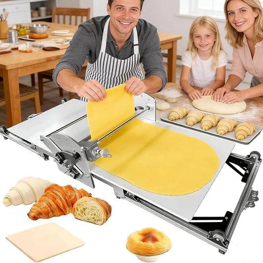 Machine à pâtes, épaisseur Réglable De 2 à 30 Mm. Pour Boulangerie, Laminoir électrique Professionnel, Laminoir à Pâte Pliable, Pizzeria
