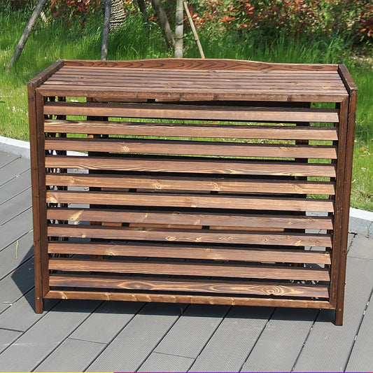 Climatiseur Cache, extérieur en Bois avec Support à Fleurs, Cadre élégant pour et -radiateur, Idéal pour Les jar