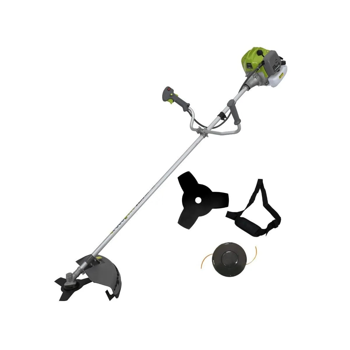 Débroussailleuse 43cm3 VITO, Moteur 2T Lame 3 Dents Bobine de fil, Thermique Puissante, Harnais Confort, Outil de Jardin