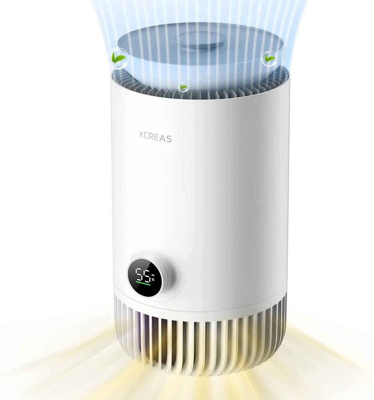 2-en-1 avec Purificateur Humidificateur d'air, 400 ml/h, Performance d'humidification hygiénique pour pièce jusqu'à 20 m², réservoir 3L