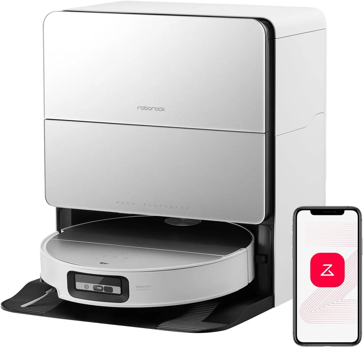 Roborock aspirateur robot 22000, Saros 10 Pa, Mise à Niveau du S8 MaxV Ultra, Anti-Enchevétrements, Station Tout-en-un