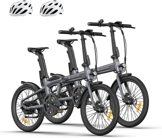Vélo électrique Air20, moteur de 250 W, Ado *2 pliable, tension 2 V, 25 km/h, App Ado, ultra léger 18 kg, porte-casque et garde-boue
