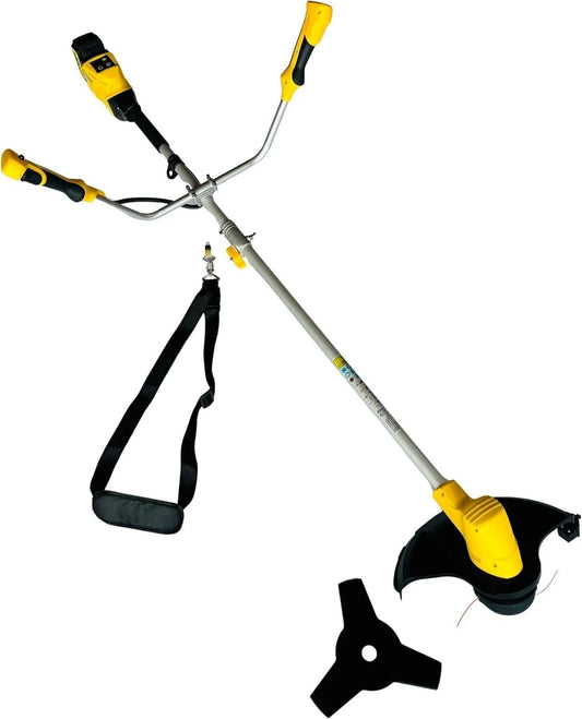 Débroussailleuse Nemura, Électrique 20V, avec 1 Batterie 4Ah et Chargeur Rapide, Largeur de Coupe 30cm, Rotofil Moteur Brushless, Marque Française.