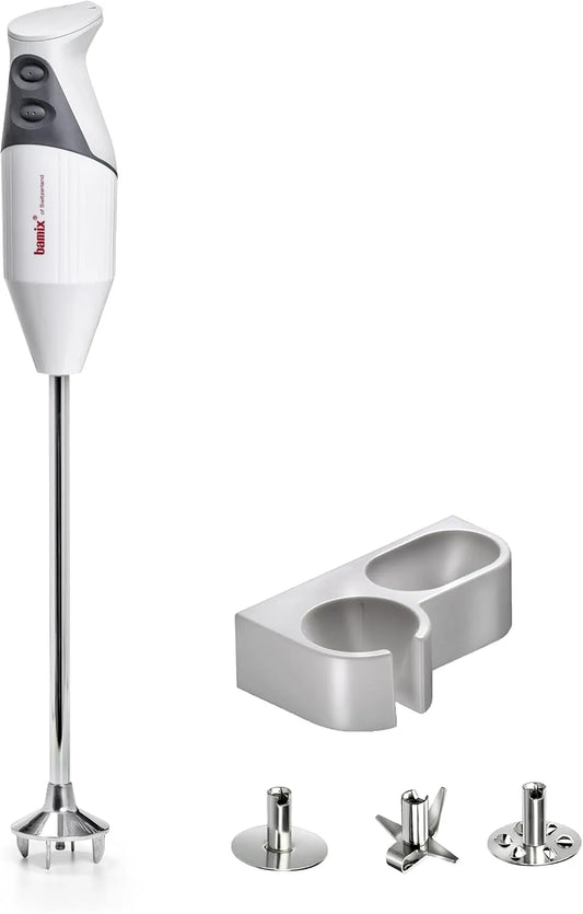Mixeur G350 PRO-3 bamix Set, 2 niveaux de vitesse, puissance 350 W, 2 niveaux de vitesse, mélangeur et batteur