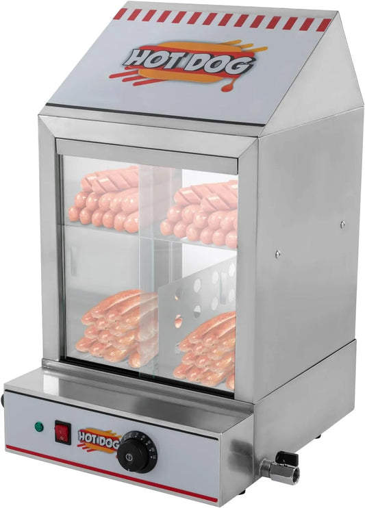 Armoire, 86 à 230 °F, Hot Dog Maker Chauffe-saucisses électrique professionnel à température réglable