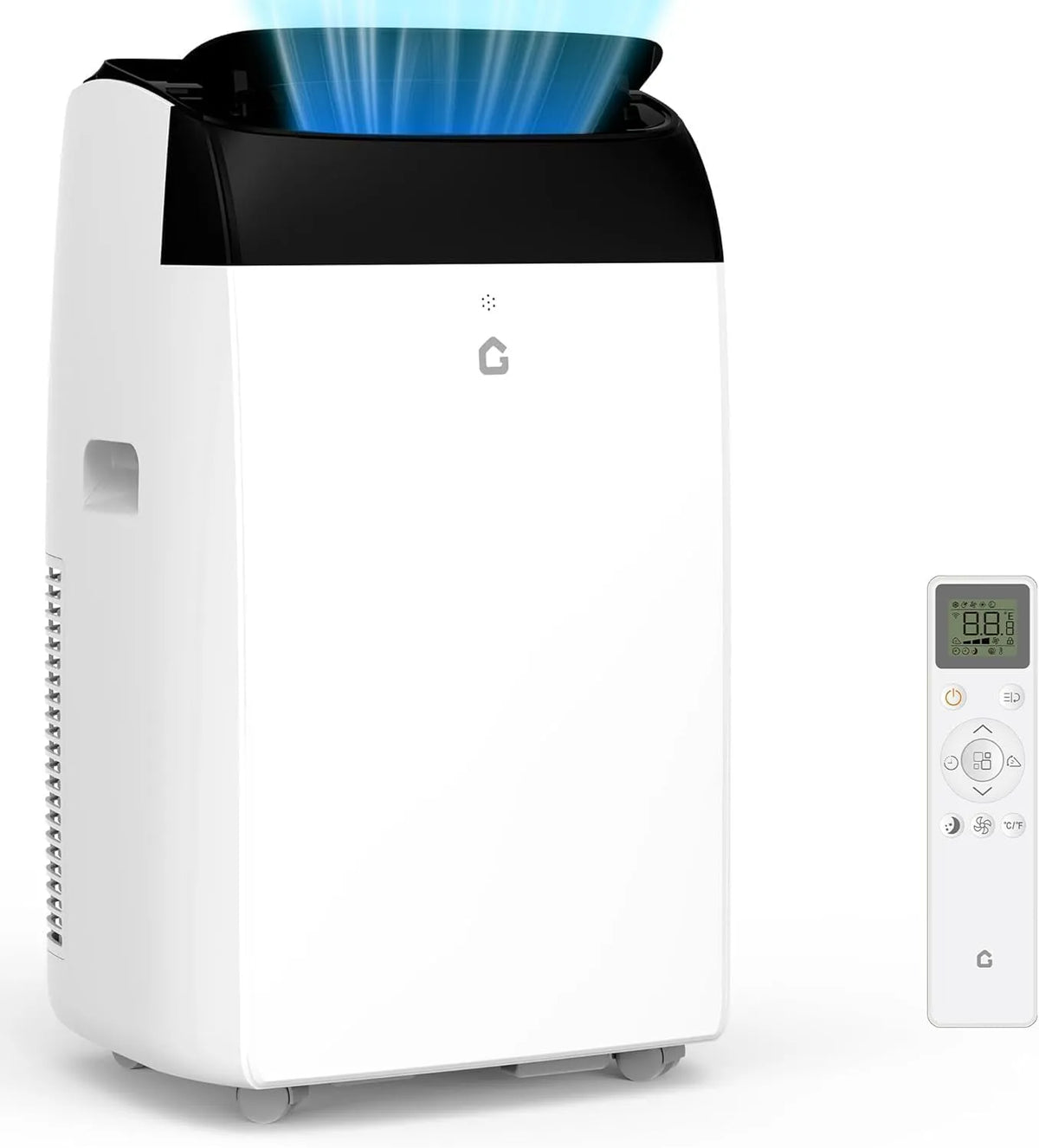 Climatiseur, Réfrigérant écologique R290, Mobile 3-En-1 Sans Unité Extérieure, Classe énergétique a++, Déshumidification, Mobile 10000 BTU