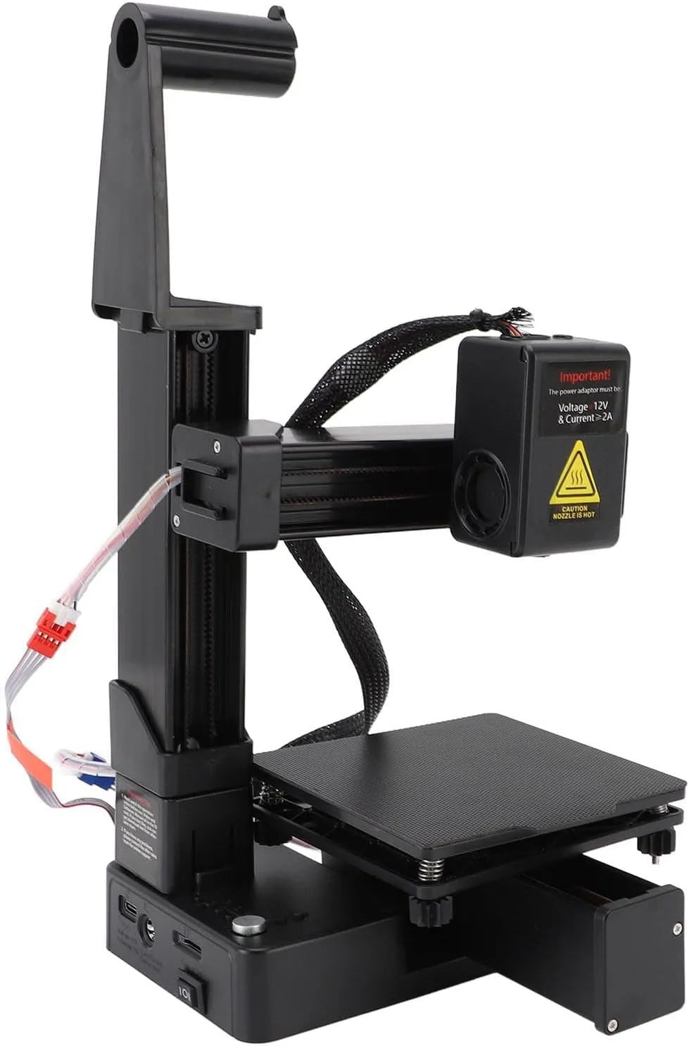 Imprimante ciciglow, FDM Mini 3D, S pour Les Enfants et Les Débutants, Machine d'impression 3D de 40 Mm, Prise UE
