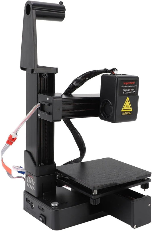 Imprimante ciciglow, FDM Mini 3D, S pour Les Enfants et Les Débutants, Machine d'impression 3D de 40 Mm, Prise UE