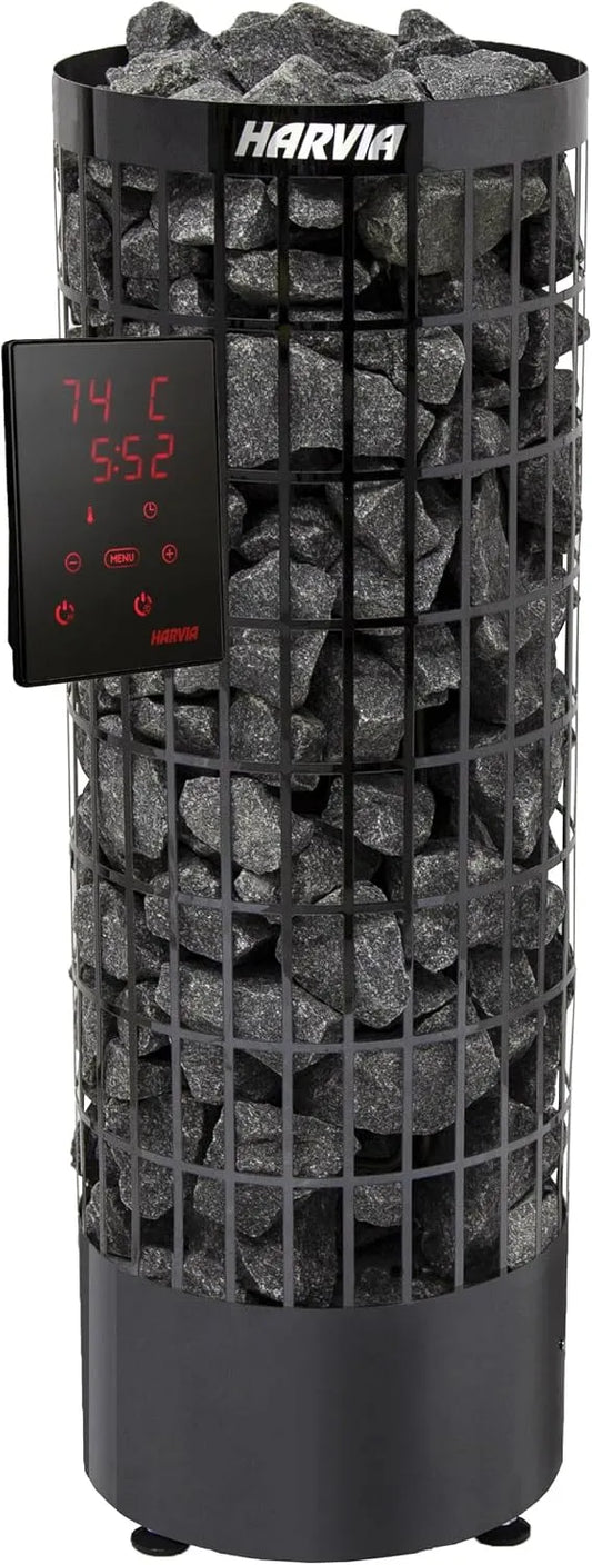 Pour sauna Cilindro Black XE Harvia Poêle