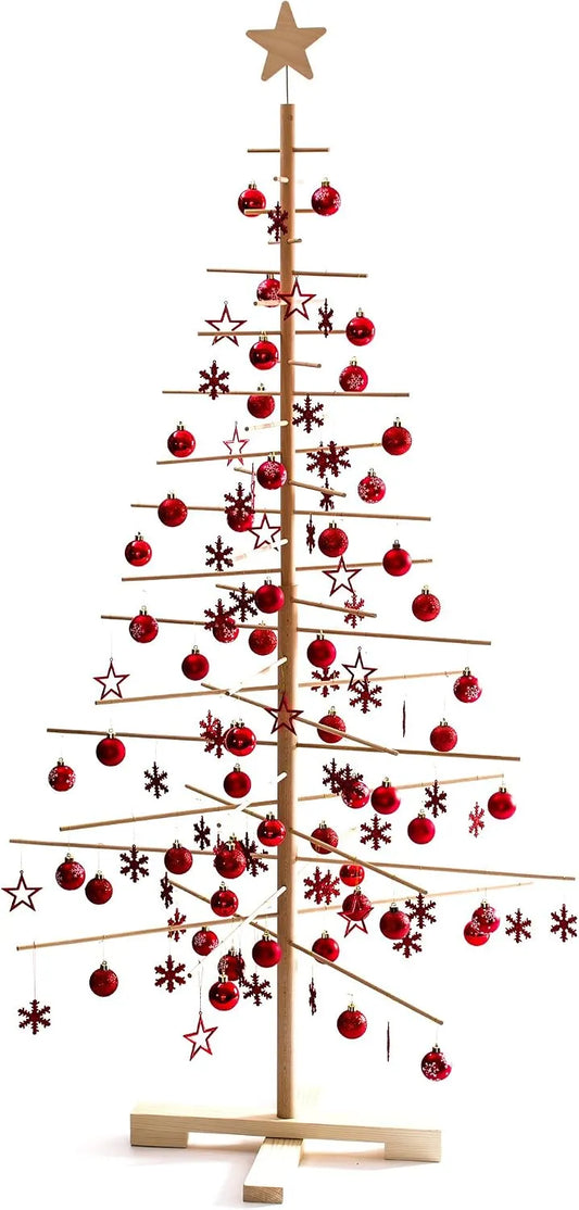 Sapin de Noel Hauteur: Couleur Bois Naturel modèle SKU203 kit