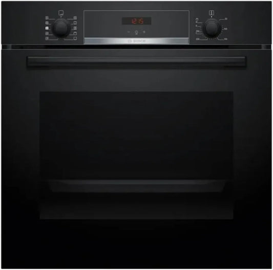 Four électrique HQA534BB3, capacité 71 litres, à convection, classe énergétique A+, multifonction, finition noire