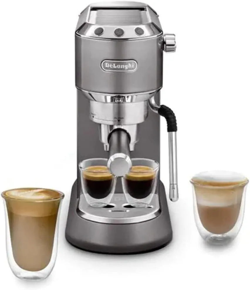 De'Longhi machine à café EC885.M, Dedica Arte manuelle, avec buse vapeur My LatteArt, pour préparer cappuccinos crémeux