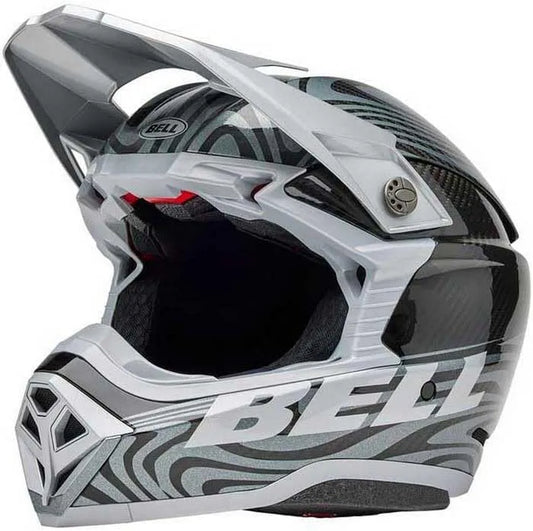 Casque moto MOTO-10 ECE6 BELL, Spherical Cortex Silver, finition grise L