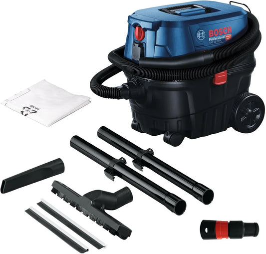 Bosch aspirateur, Professional pour Solides et liquides Gas 12-25 PL, dépression de 200 mbar, suceur Droit, Moteur 1 250 W, débit d'air de 65 l
