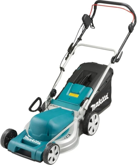 Makita tondeuse à gazon ELM4121, Secteur finition noire, Bleu