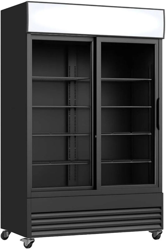 Armoire, LED, à Boissons 2 Portes Coulissantes 730L, +10°C, Canopy, Double Vitrage