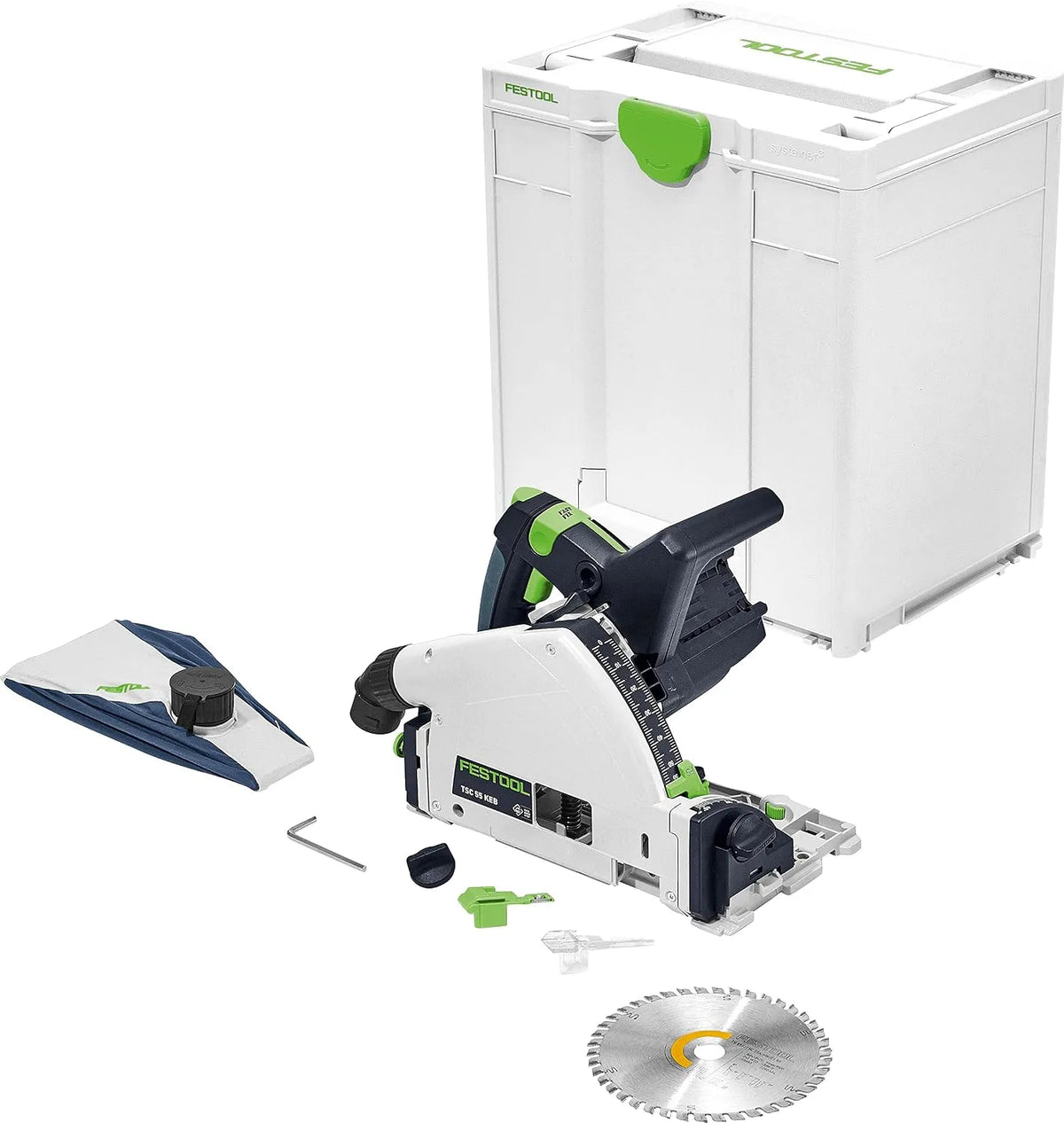 Plongeante à fonctionnement à fonctionnement sans fil -Basic TSC 55 KEB Festool Scie