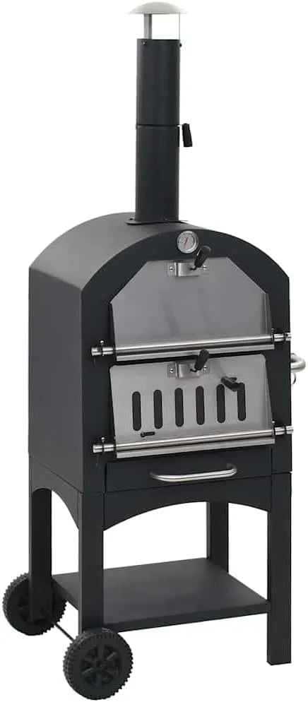 VidaXL four, à Pizza d'Extérieur avec Charbon Gommage à Pierre Barbecue Jardin