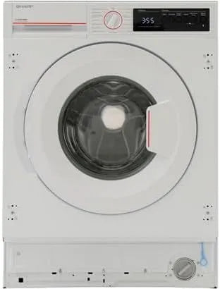 Sharp modèle ESNIB814BWNA 1400, poids 8 kg, 15 prgrammes, Lave linge encastrable, mn